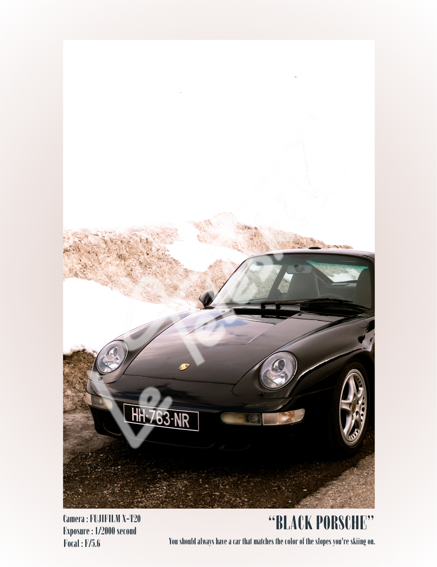 BLACK PORSCHE